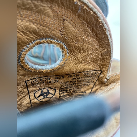 Ariat Women's Heritage Roper Western Boots Sz 8.5 (IBPLUE) - Picture 6 of 6